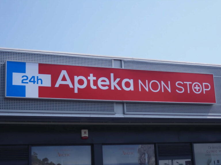 kaseton aluminiowy apteka