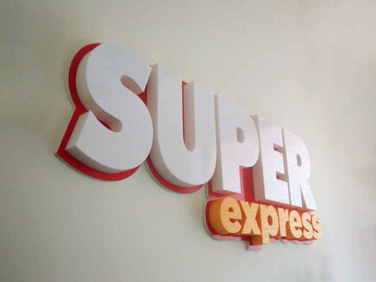 Litery 3D na ścianę