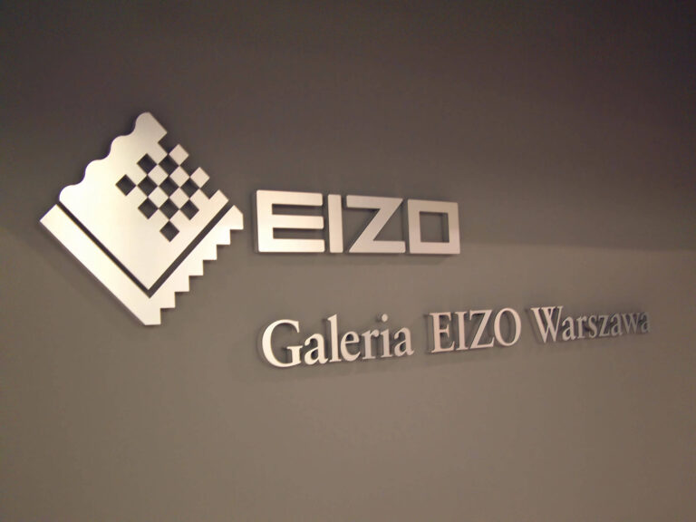 litery logo na ścianę galeria eizo