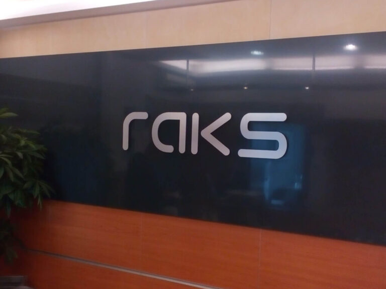 Litery przestrzenne na ścianę Raks