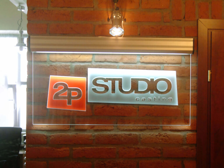 szyld podświetlany led