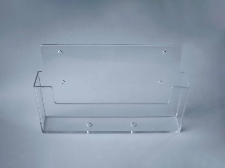 Wisząca kieszeń z plexi bezbarwnej