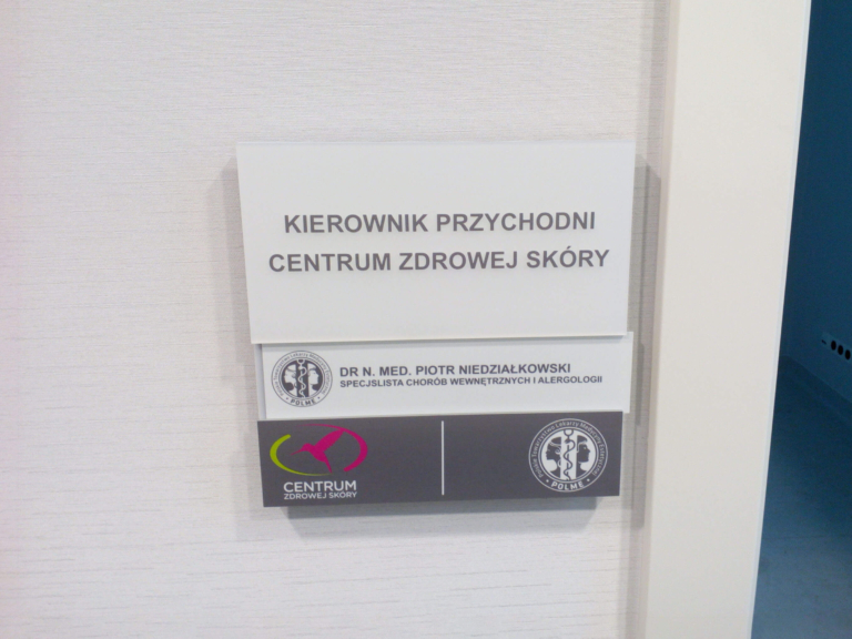 tabliczka przydrzwiowa warszawa